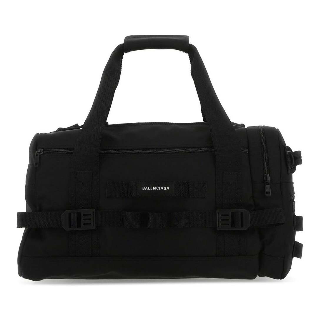 

Сумка Balenciaga Logo Patch Army Duffle, черный