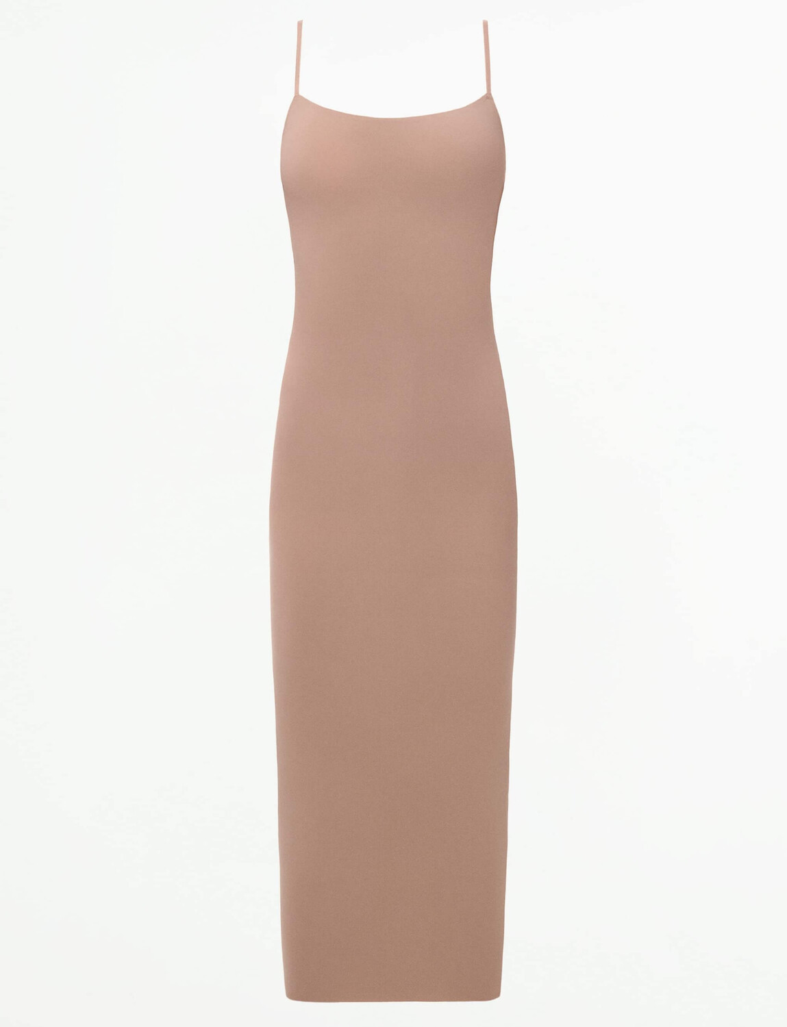

Платье Zara Long Polyamide, бежево-розовый