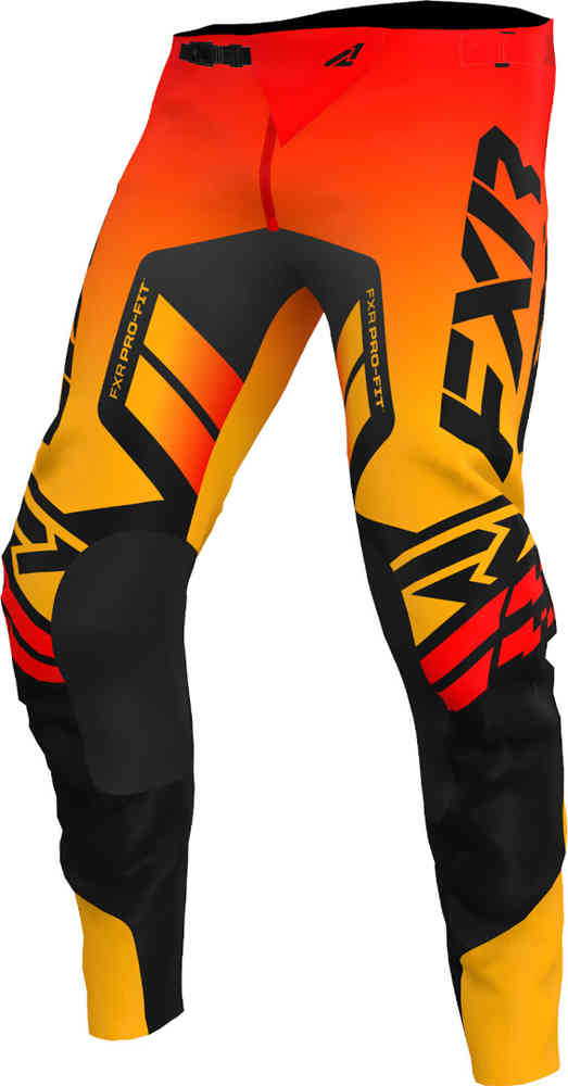 Молодежные брюки для мотокросса Revo Comp FXR, оранжевый/черный