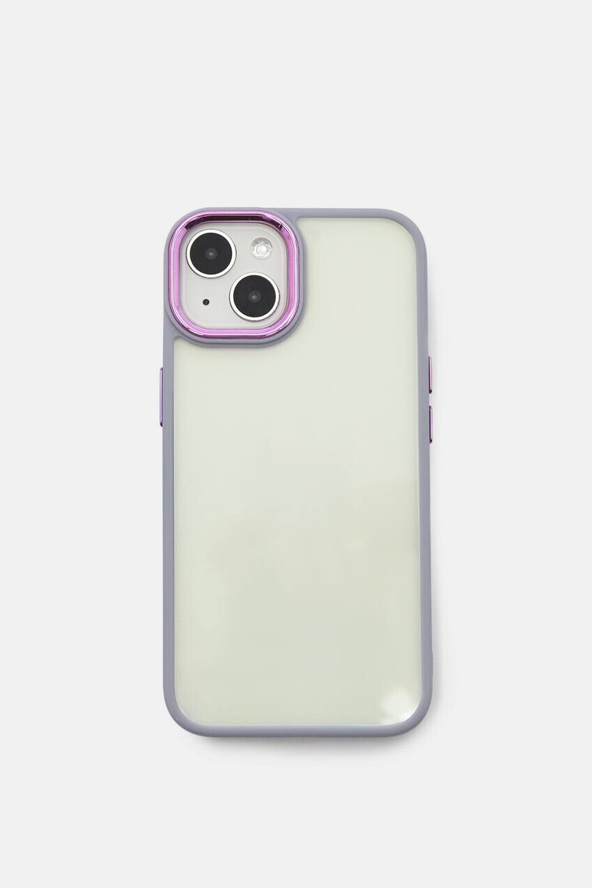 

Прозрачный чехол для iPhone Pull&Bear, сирень