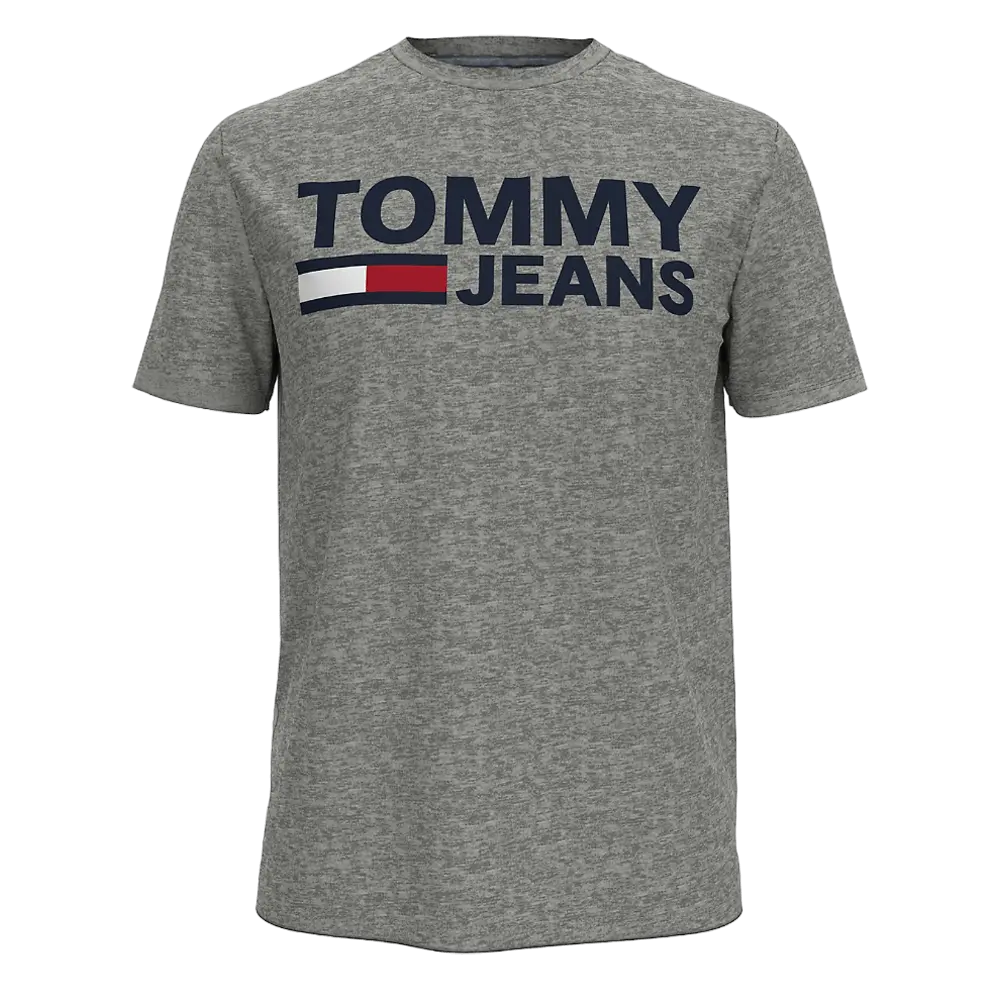 

Футболка Tommy Jeans Lockup, серый