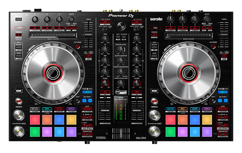 

Pioneer DJ DDJ-SR2 — портативный 2-канальный контроллер для Serato DJ