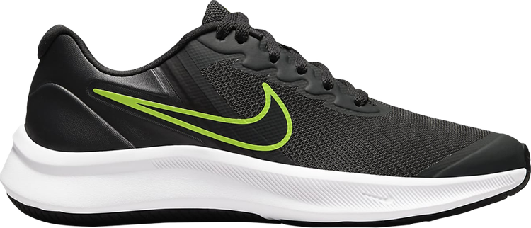 Кроссовки Nike Star Runner 3 GS 'Dark Smoke Grey Green', серый кроссовки nike star runner 2 psv dark smoke grey gold серый