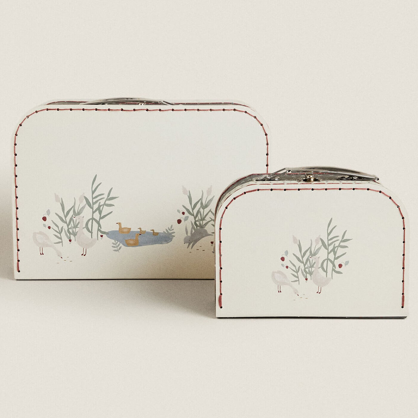 

Мини-футляр Zara Home Floral Design, кремовый/мультиколор