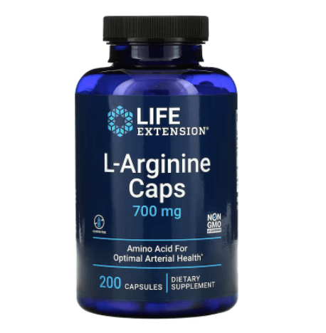 L-аргинин 700 мг 200 капсул Life Extension