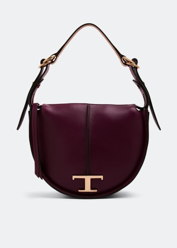 

Сумка-хобо TOD'S Timeless small hobo bag, бордовый
