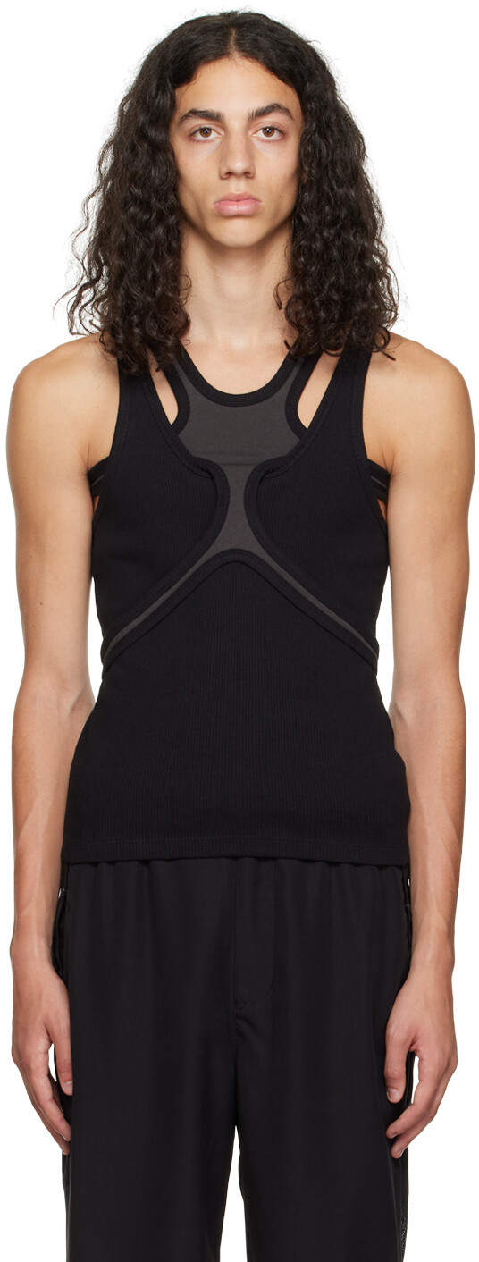 

Черная майка Multilock Dion Lee