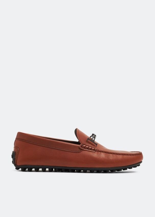 

Лоферы TOD'S City Gommino driving loafers, коричневый