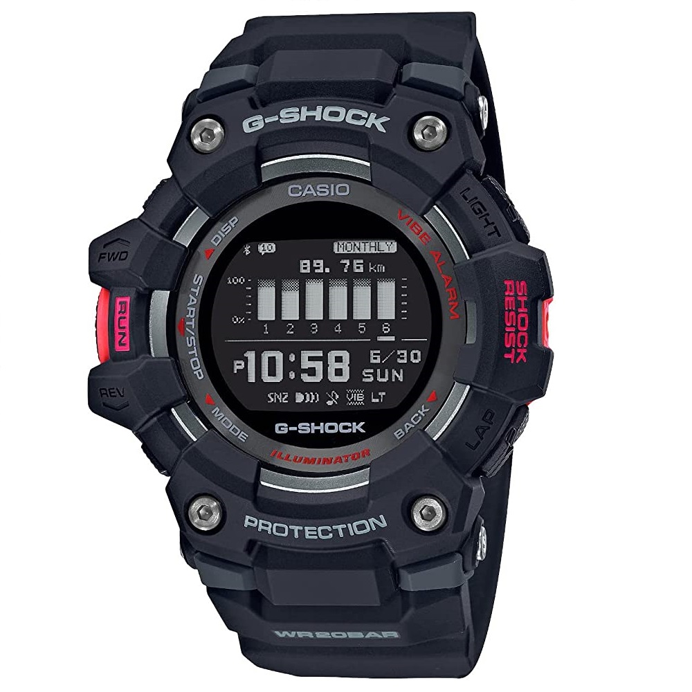 цена Умные часы CASIO G-Shock GBD-100-1ER, черный