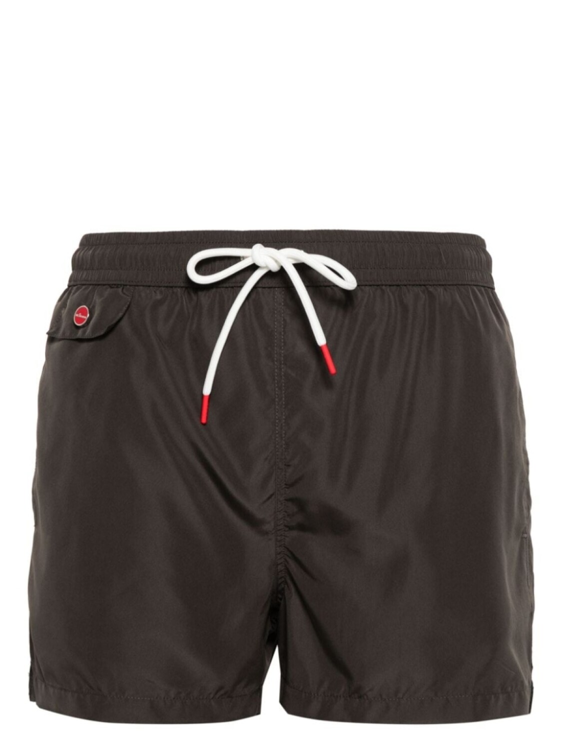 

Kiton плавки-шорты с вышитым логотипом, серый