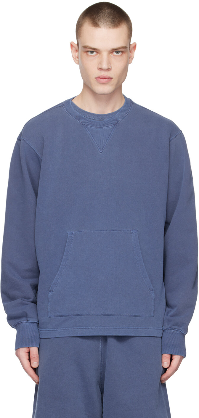 

Синяя тренировочная толстовка Nigel Cabourn, Синий