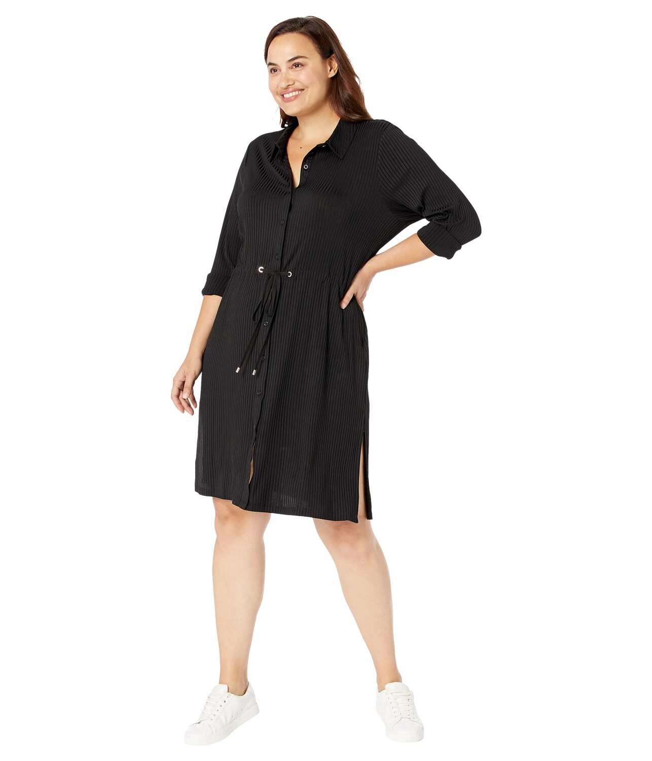 

Платье Calvin Klein, Long Sleeve Drawstring Topper
