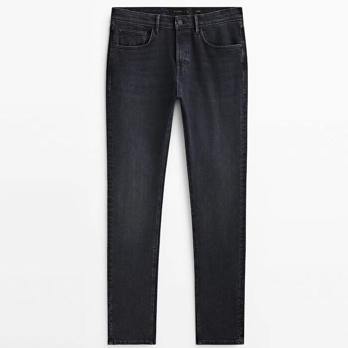 

Джинсы Massimo Dutti Slim-Fit Blue-Black, индиго