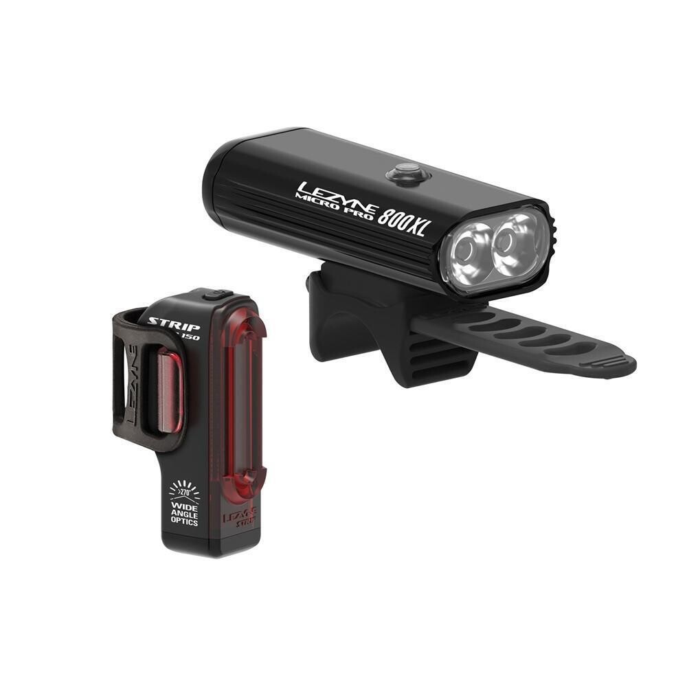 

Огонь от Lezyne micro pro 800+strip, черный / черный / черный