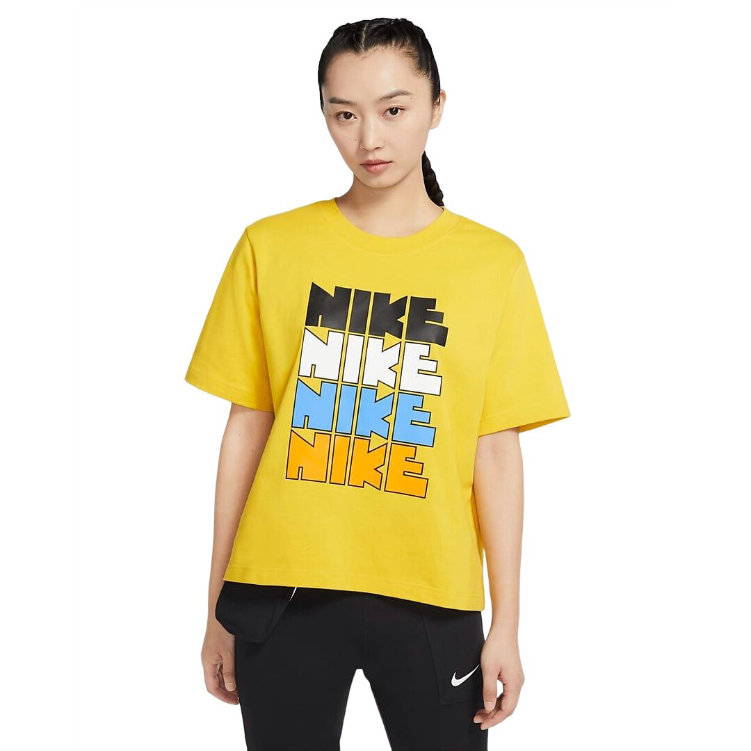

Футболка Nike Sportswear Boxy, ярко-желтый