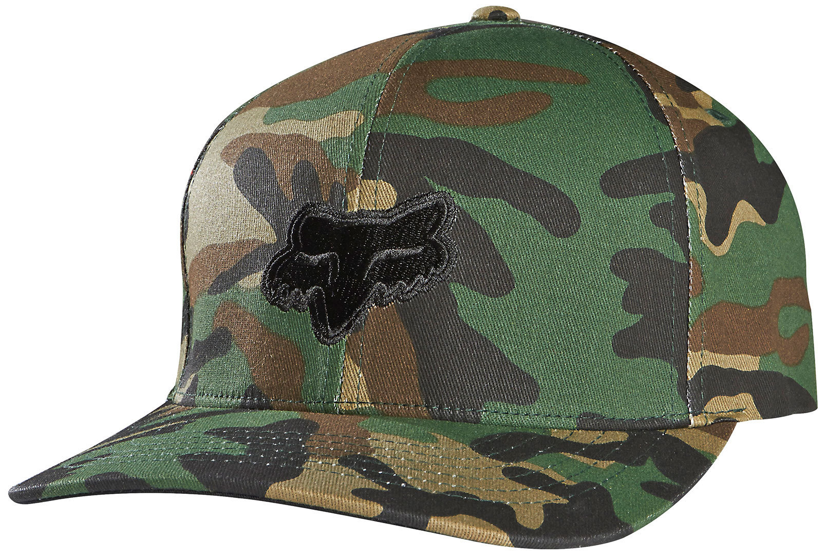 кепка kamukamu размер 60 коричневый бежевый Кепка FOX Legacy Flexfit, бежевый/зеленый/коричневый