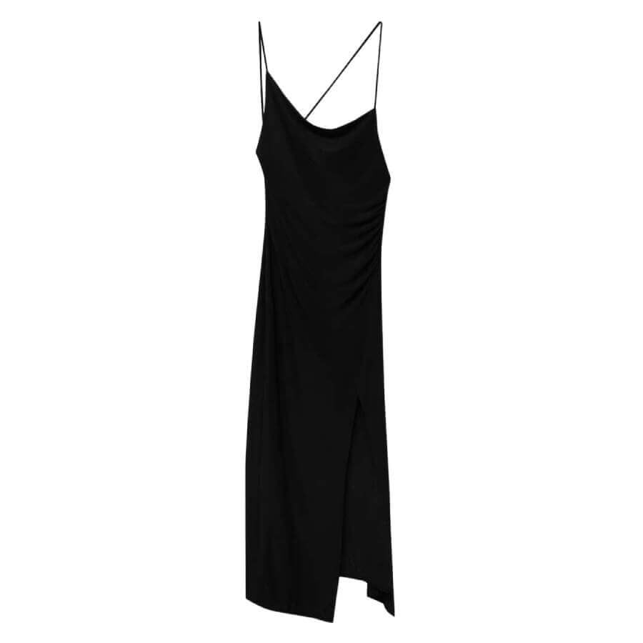 

Платье Pull&Bear Asymmetric Midi, черный