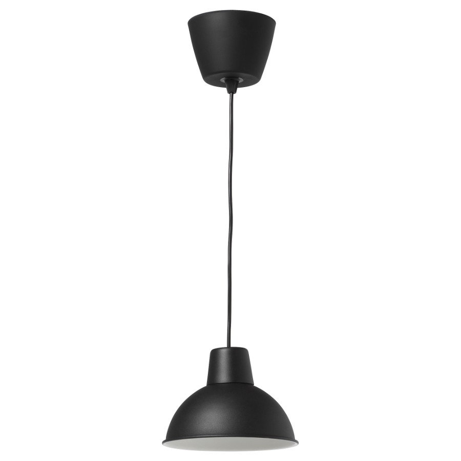 подвесной светильник ikea foto алюминий Подвесной светильник Ikea Skurup, 19 см, черный
