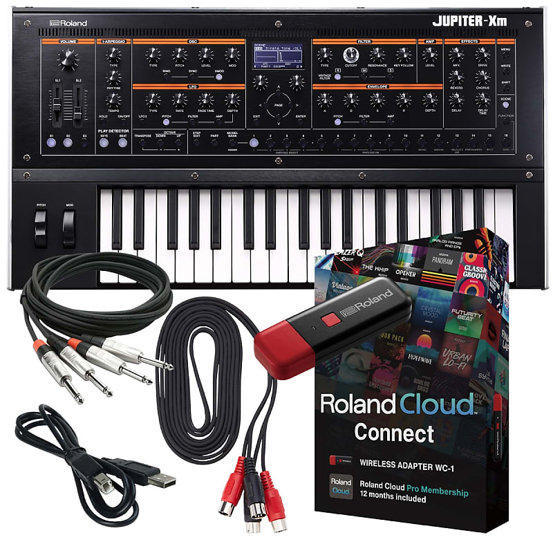 цена Roland Jupiter-Xm 37-клавишный синтезатор CLOUD KIT