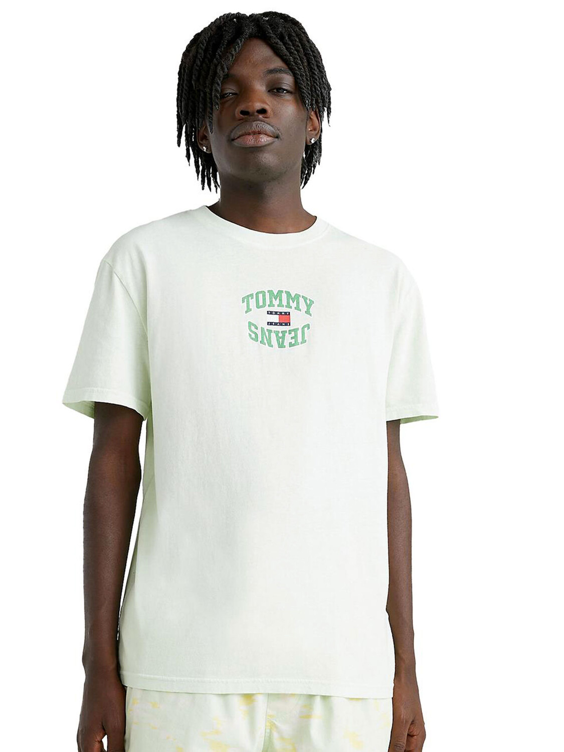 

Tommy JEANS Футболка с логотипом, зеленый