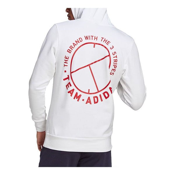 

Толстовка Adidas Logo Printing Sports Tennis Pullover White, Белый
