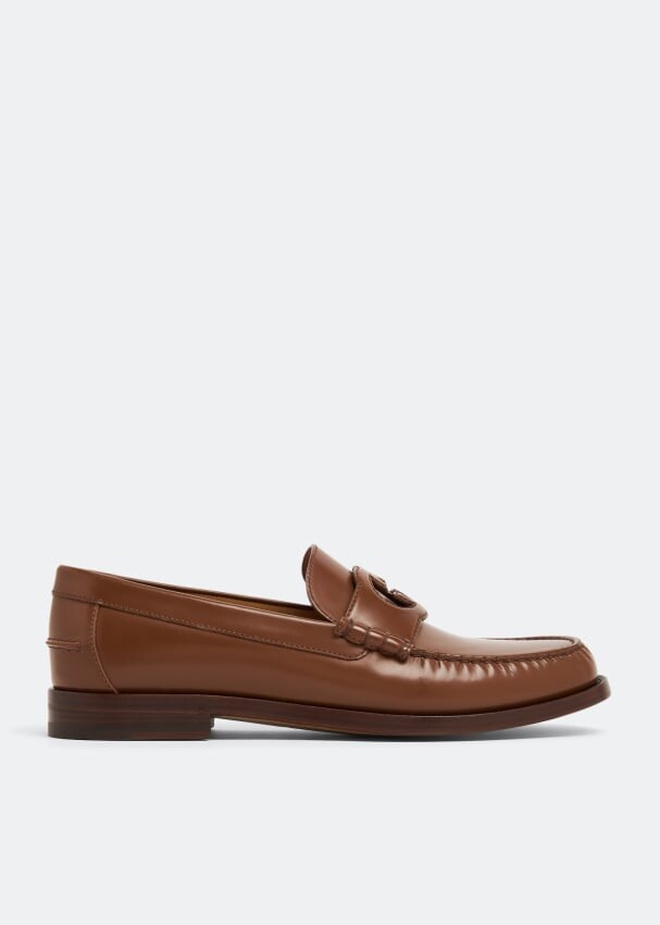 

Лоферы GUCCI Interlocking G loafers, коричневый