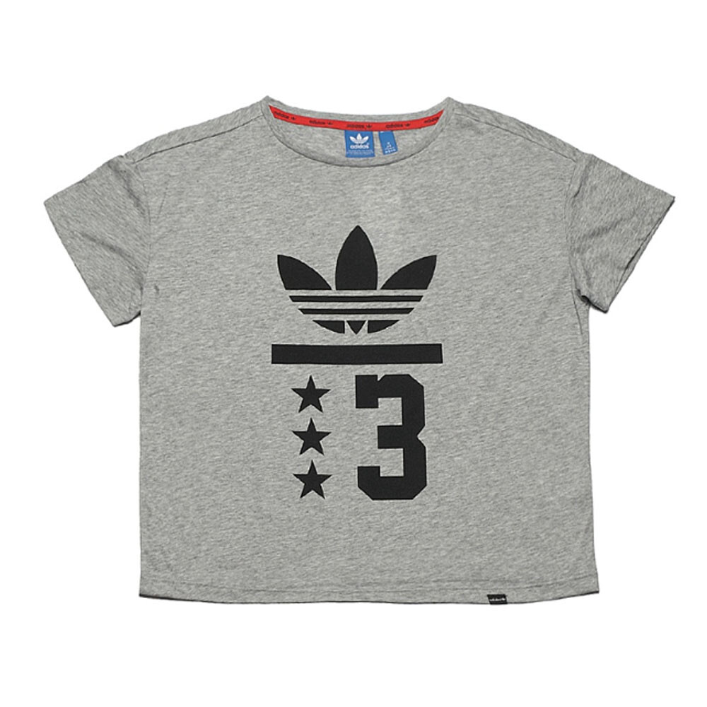 

Футболка Adidas Originals 3foil, серый
