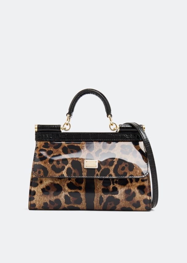 

Сумка DOLCE&GABBANA Kim Sicily small handbag, животный принт
