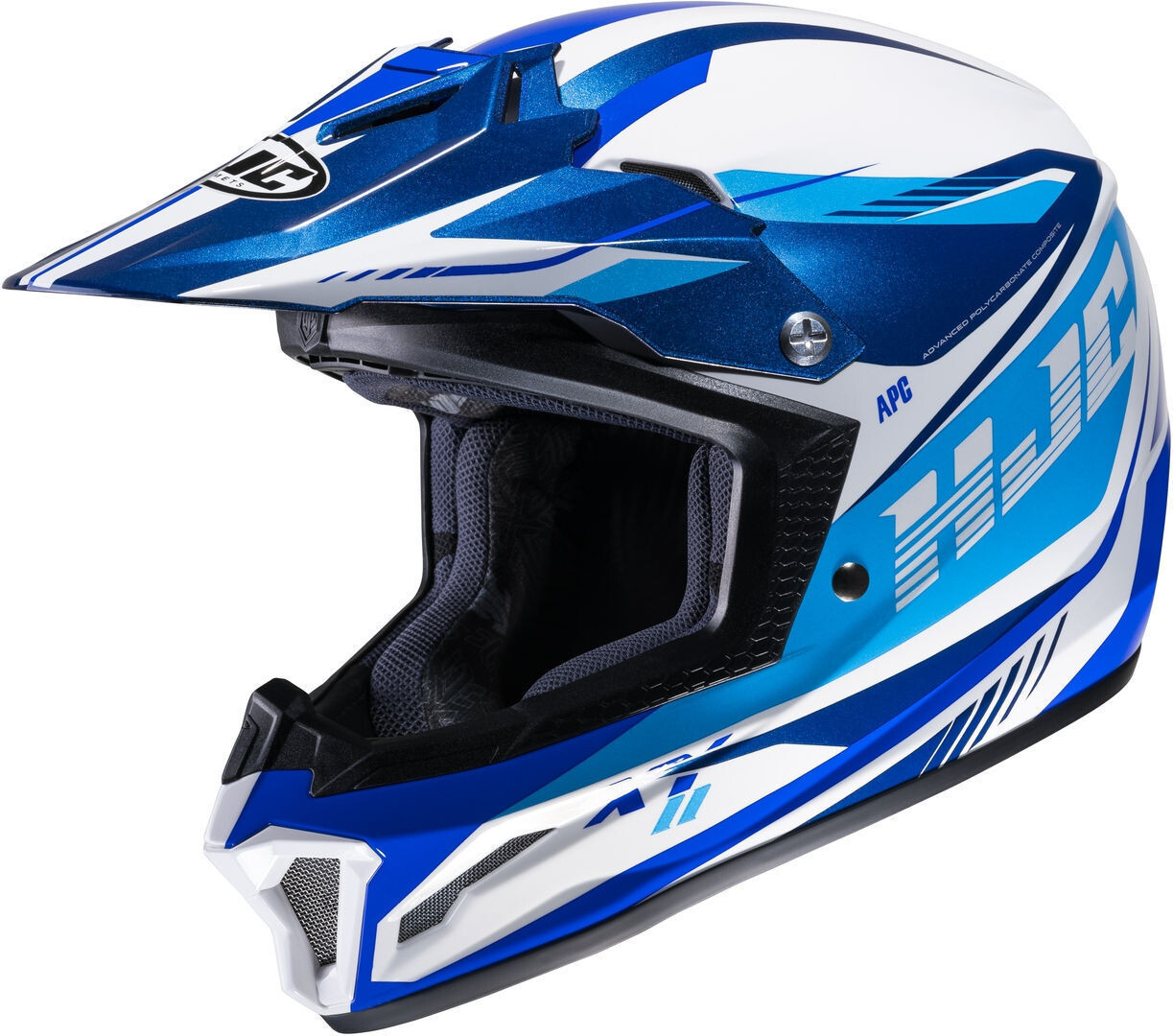 

Шлем HJC CS-MX II Drift для мотокросса, синий/белый