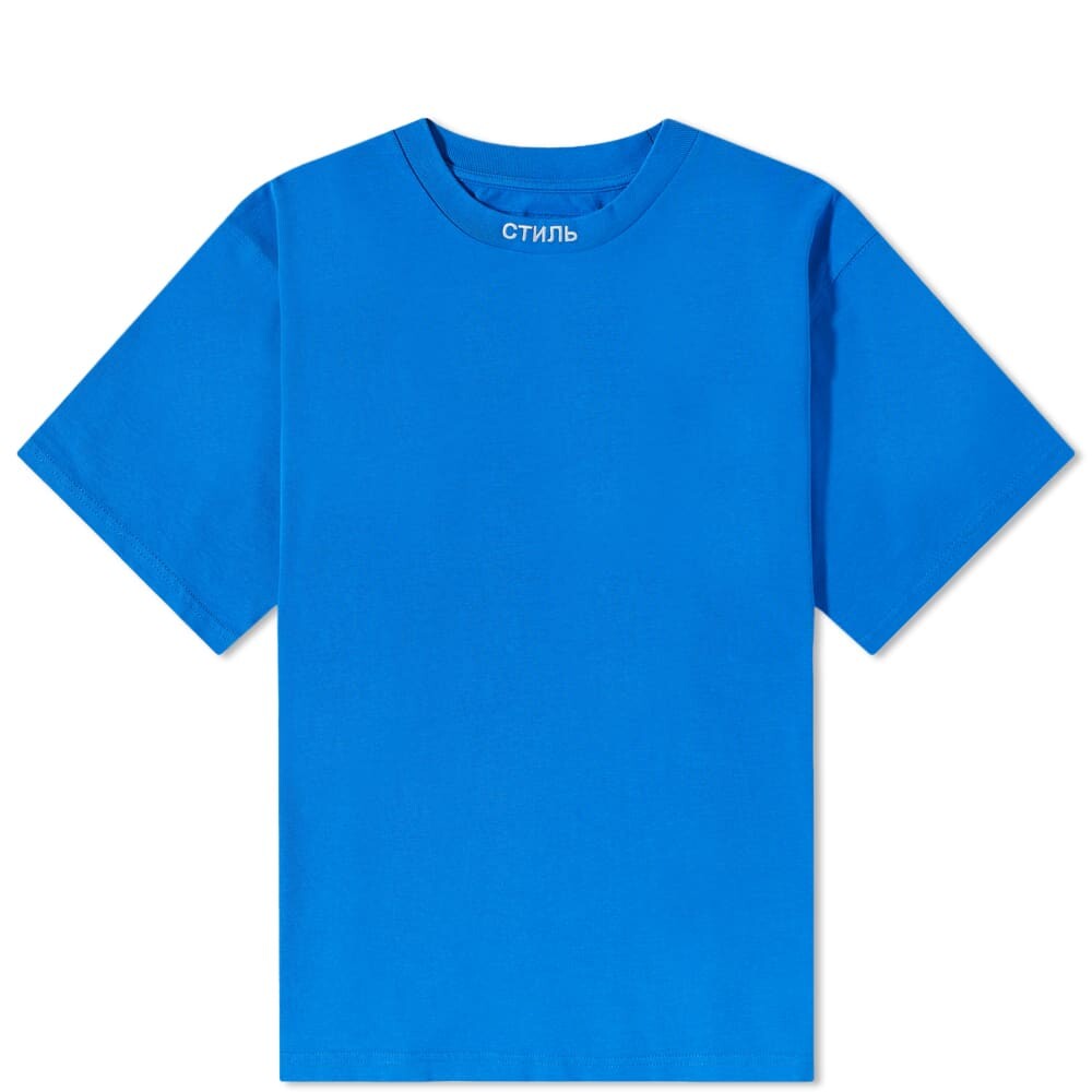 

Футболка Heron Preston CTNMB Collar Logo Tee, Синий