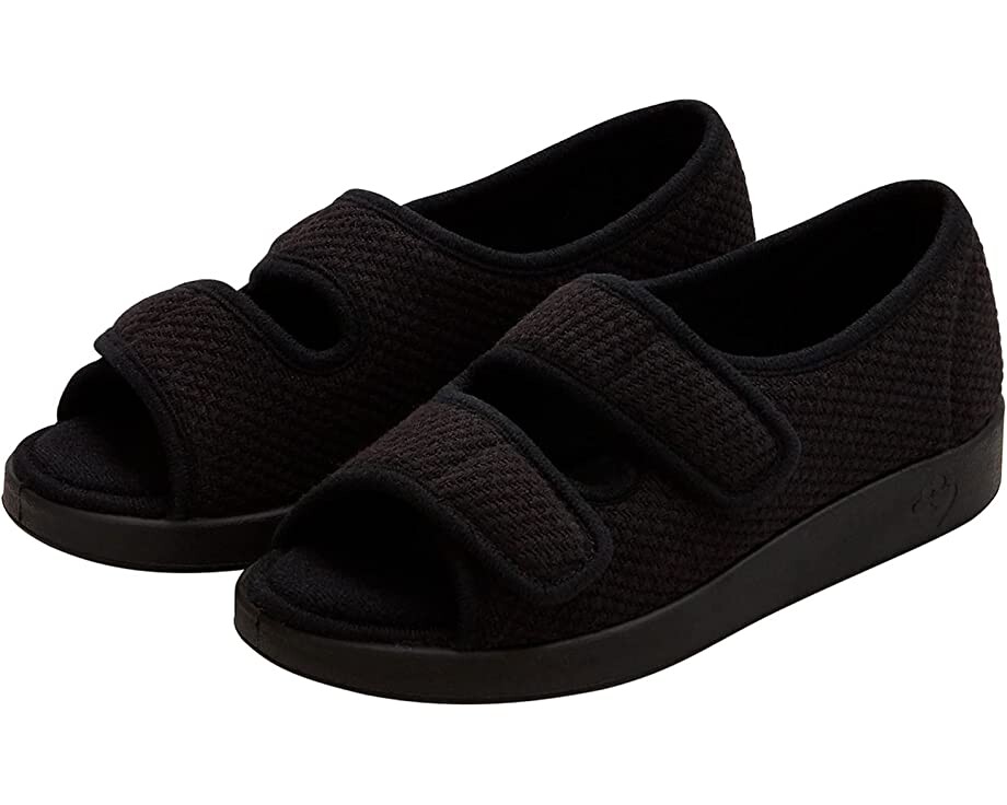 

Туфли на каблуках Easy Closure Open Toed Sandals - Indoor & Outdoor Silverts, черный