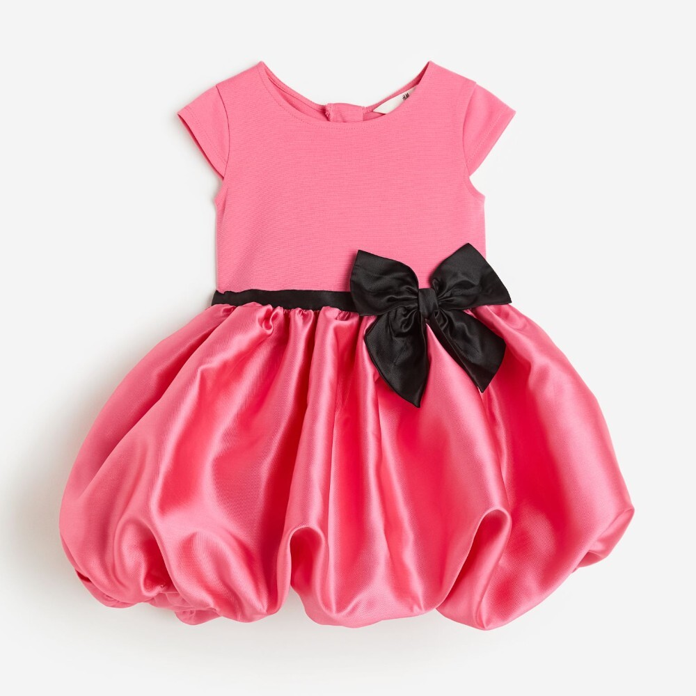 

Платье H&M Kids Flared-skirt, розовый/черный