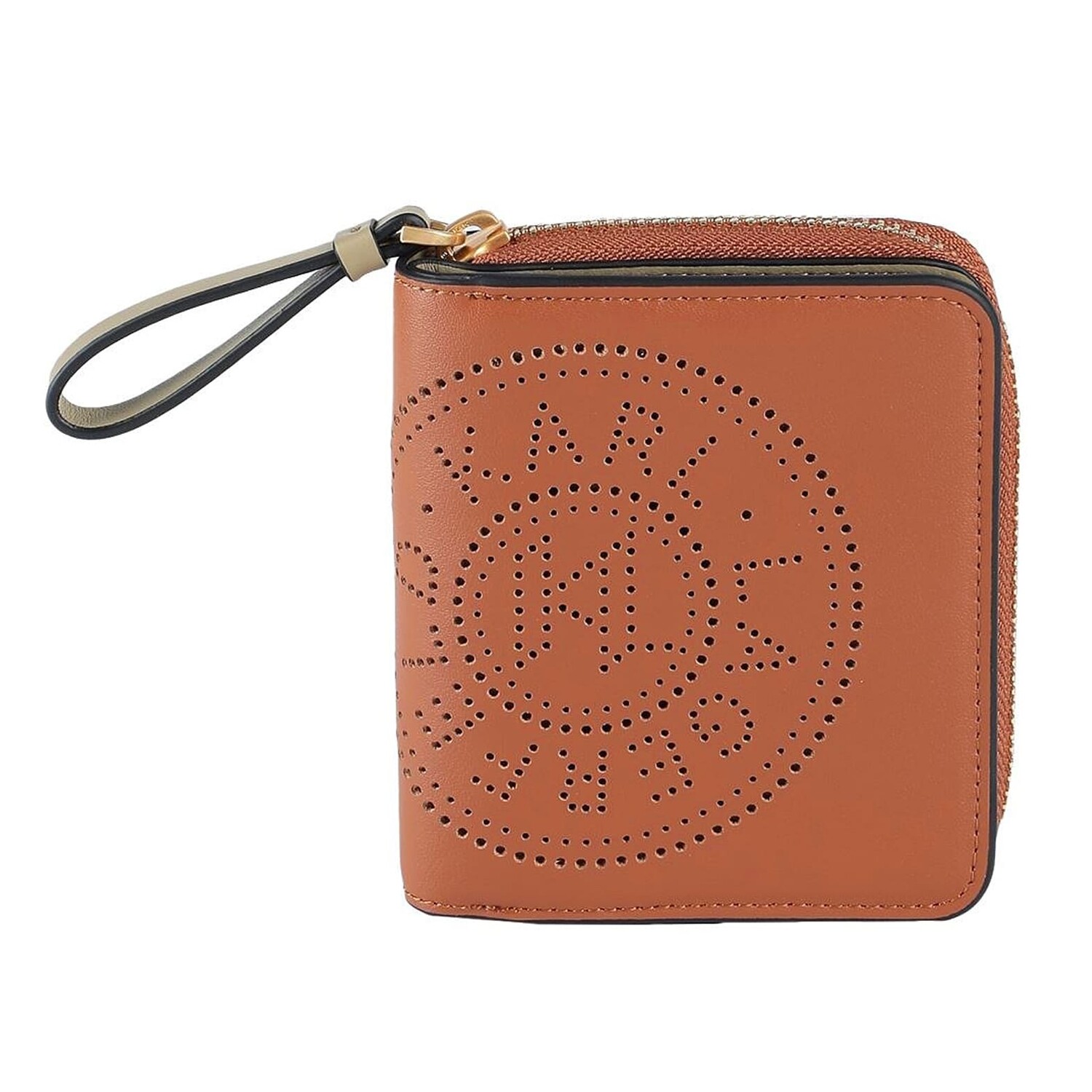

Кошелек Karl Lagerfeld K/circle Sm Fold Zip Perf, коричневый