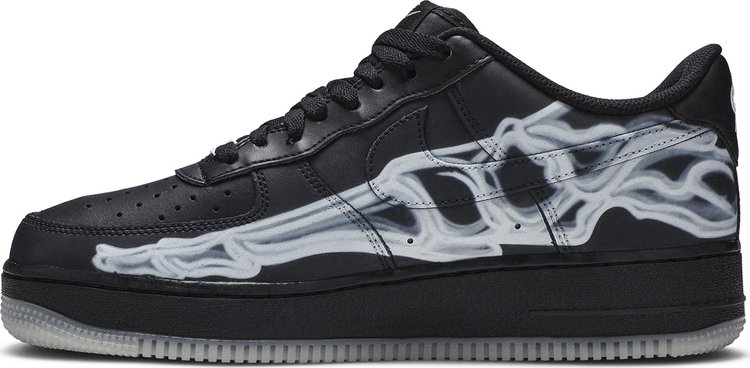 Nike air force 1 qs skeleton black sale