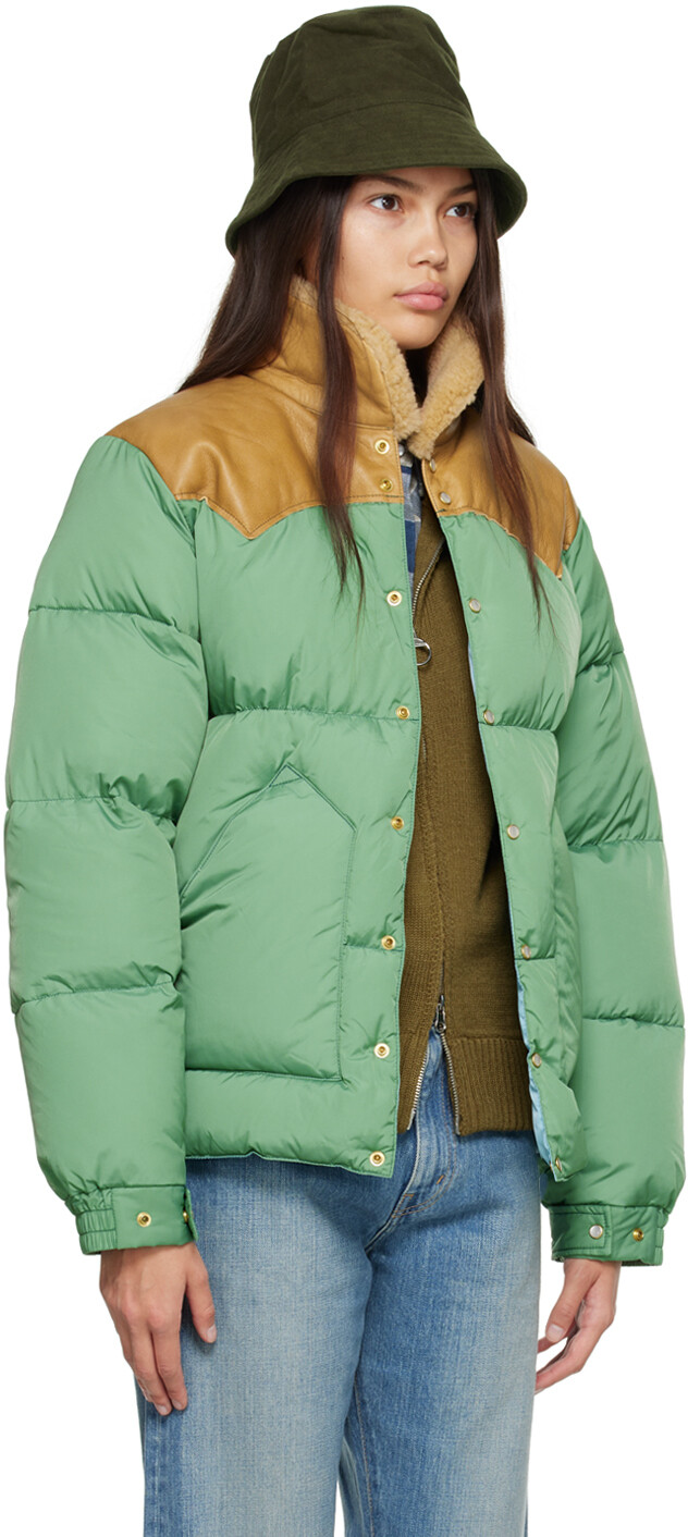 

Пуховик SSENSE Exclusive Green Christy Rocky Mountain Featherbed