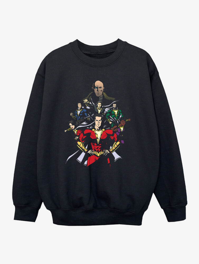 

NW2 DC Comics Shazam Team Up Детская черная толстовка George., черный