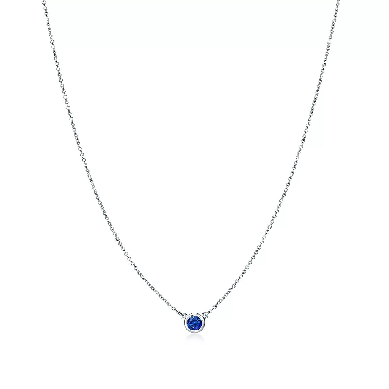 

Колье Tiffany & Co. Color By The Yard, платина/сапфир