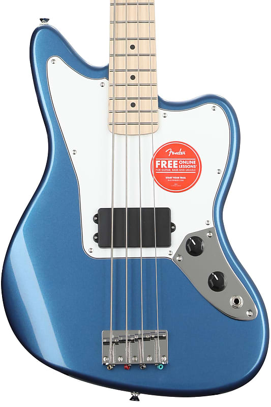 Squier Affinity Series Jaguar Bass H — синий Лейк-Плэсид с кленовой накладкой 0378502502