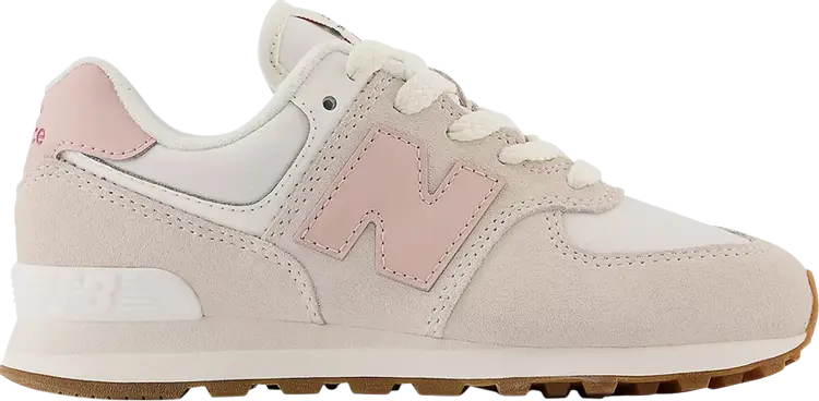 

Кроссовки New Balance 574 Little Kid 'Moonbeam Pink Sand', кремовый