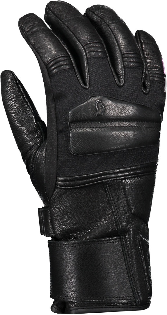 Перчатки Scott Trafix DP с логотипом, черный/розовый перчатки cyclotech черный розовый