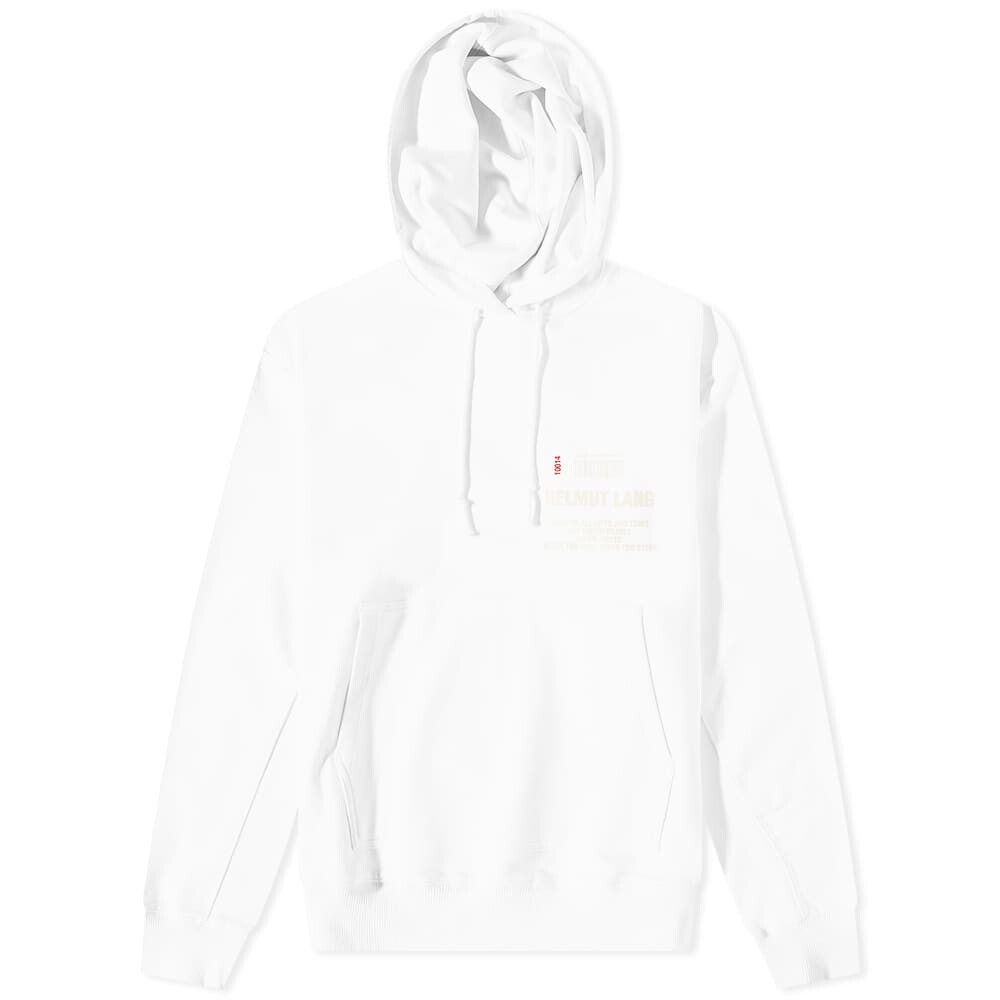 

Толстовка Helmut Lang Ski Pass Logo Popover Hoody