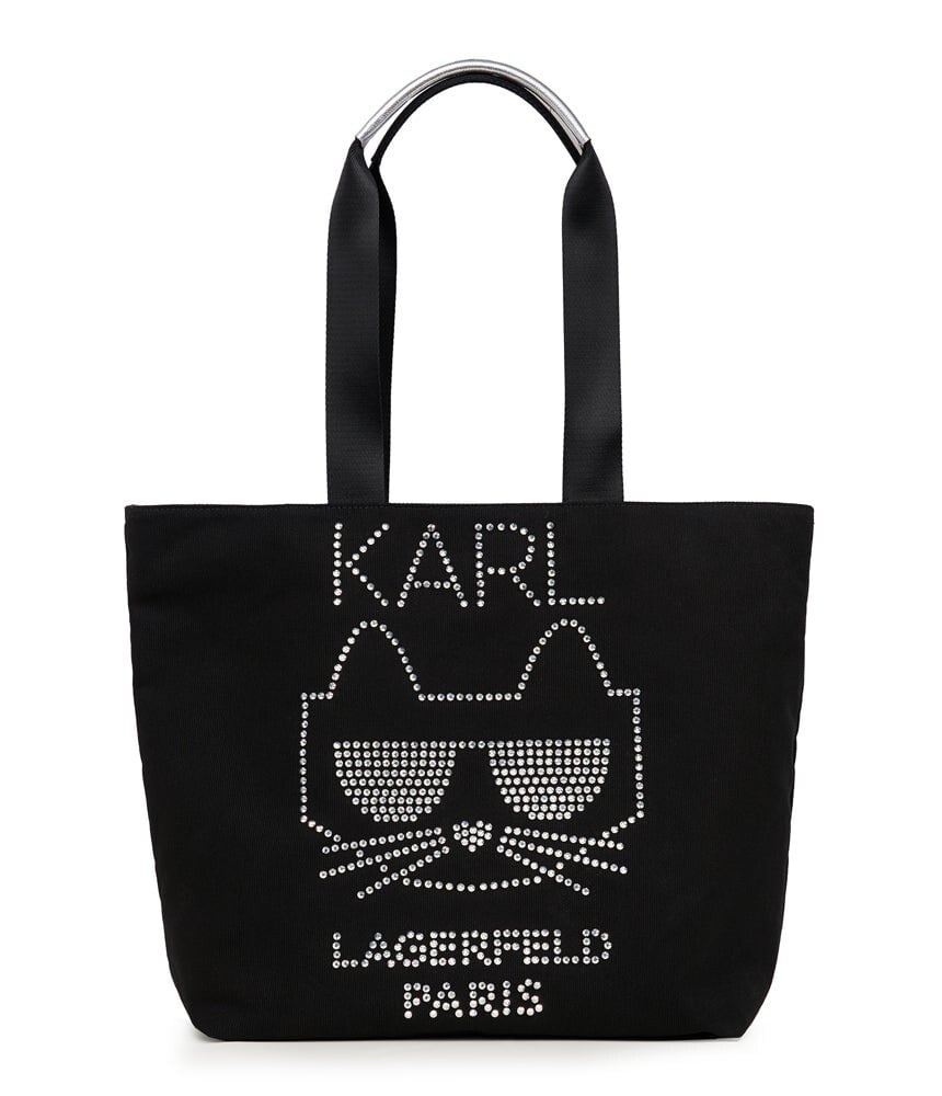 

Кристен сумка из канваса Karl Lagerfeld, черный