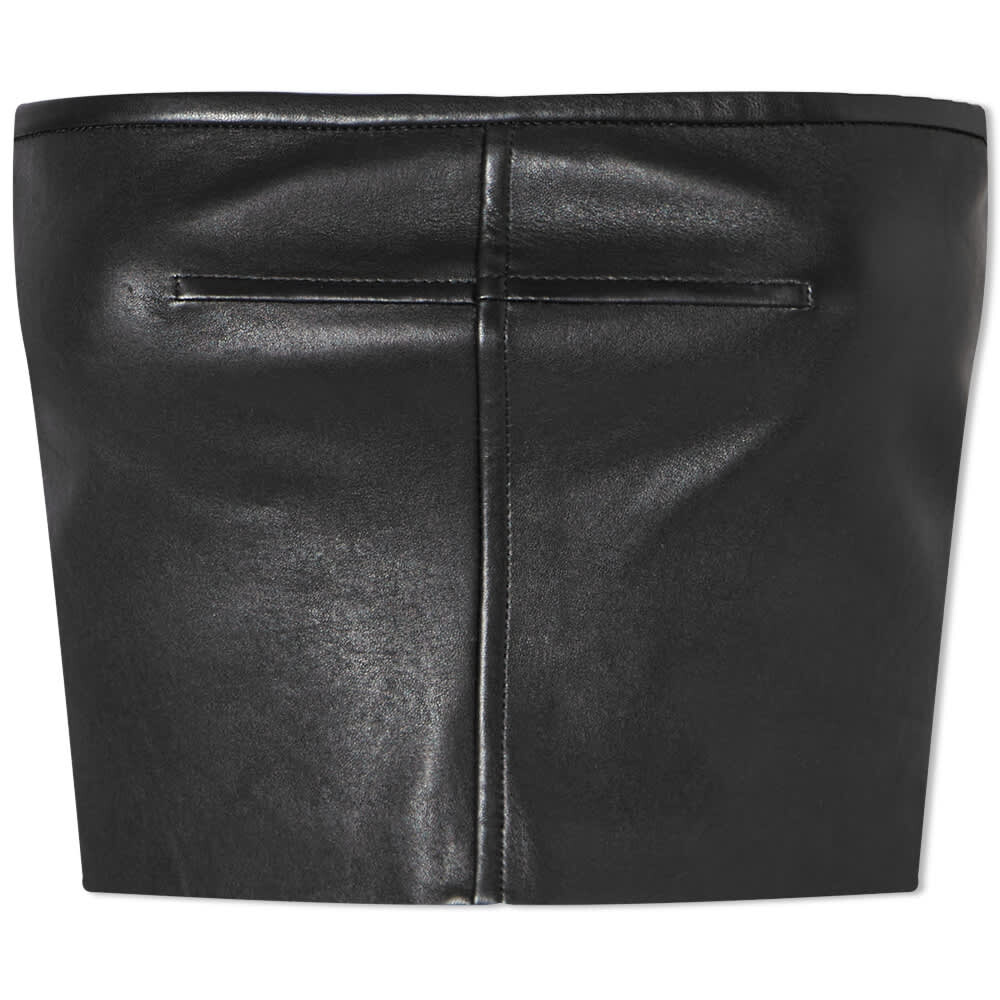 

Футболка Alexander Wang Bodycon Leather Tube Top