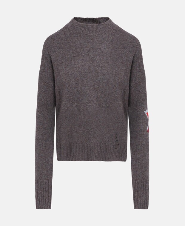 

Кашемировый пуловер Zadig&Voltaire, темно-серый