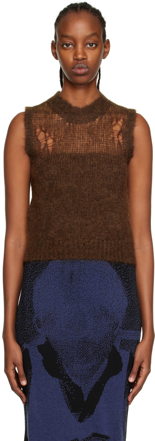 

Коричневый жилет Tranquilito Paloma Wool