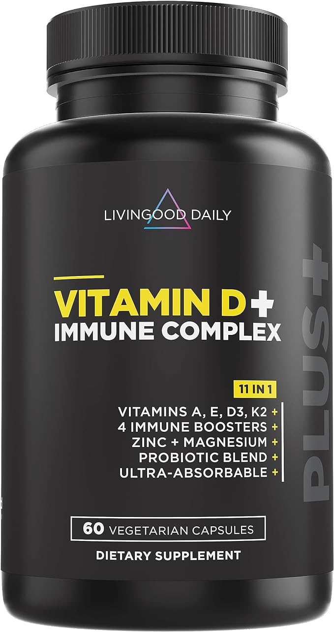 Livingood Daily Витамин D3 K2 — 4000 МЕ витамина D, 60 капсул