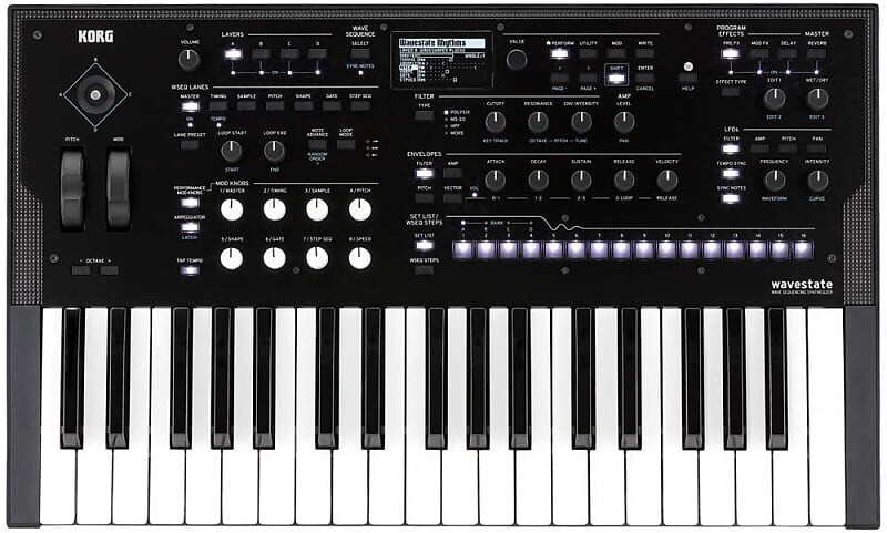

Korg Wavestate Wave Sequence Synthesizer KOR-WAVESTATE