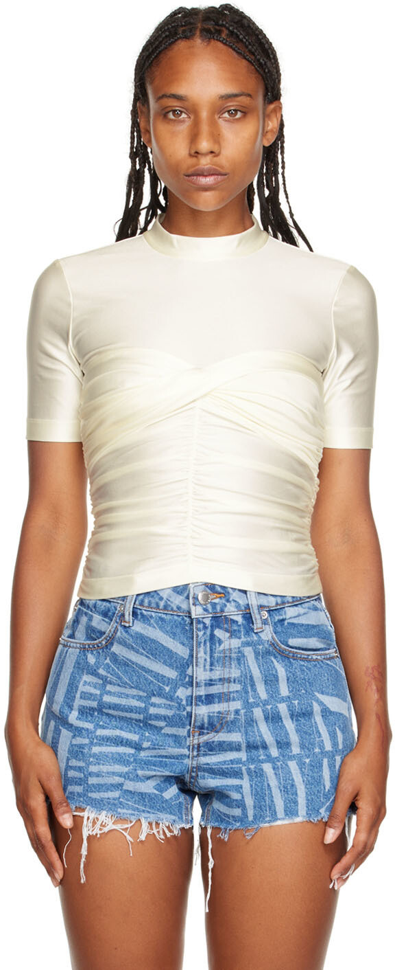 

Off-White футболка с рюшами alexanderwang.t