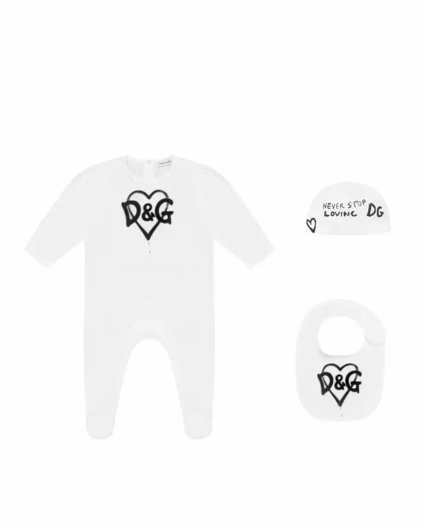 

Набор из комбинезона, шапки и нагрудника Dolce&Gabbana