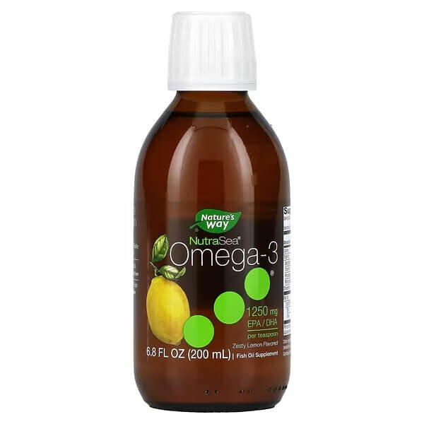 

Омега-3 Nature's Way со вкусом лимона, 200 мл